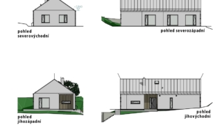 Rodinný dům Bungalov 4+kk, Podlahová plocha 93 m²